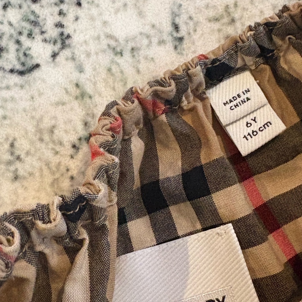 Burberry girls nova check dress 6y nwot - Picture 3 of 4